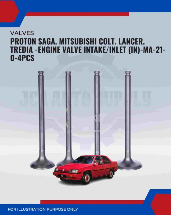 Intake Valve (IN) Set-Proton Saga. Mitsubishi Colt. Lancer. Tredia-MA-21-0