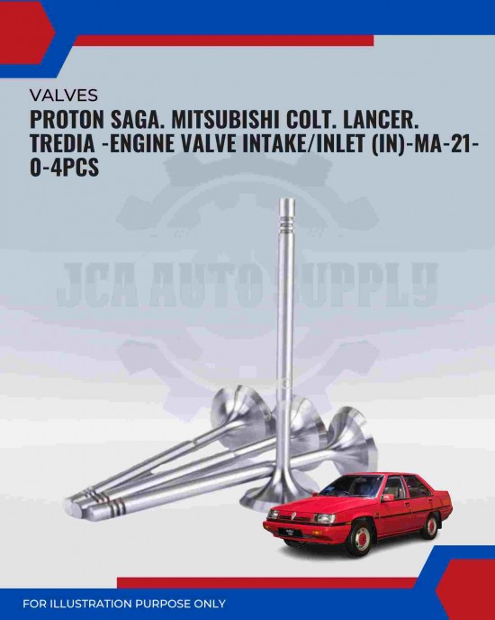 Intake Valve (IN) Set-Proton Saga. Mitsubishi Colt. Lancer. Tredia-MA-21-0
