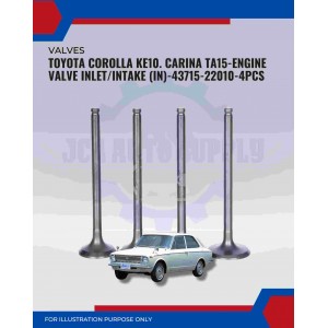 Intake Valve (IN) Set-Toyota Corolla KE10-Carina TA15-43715-22010