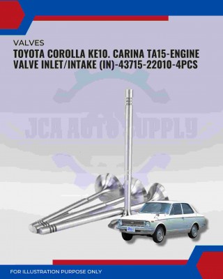 Intake Valve (IN) Set-Toyota Corolla KE10-Carina TA15-43715-22010