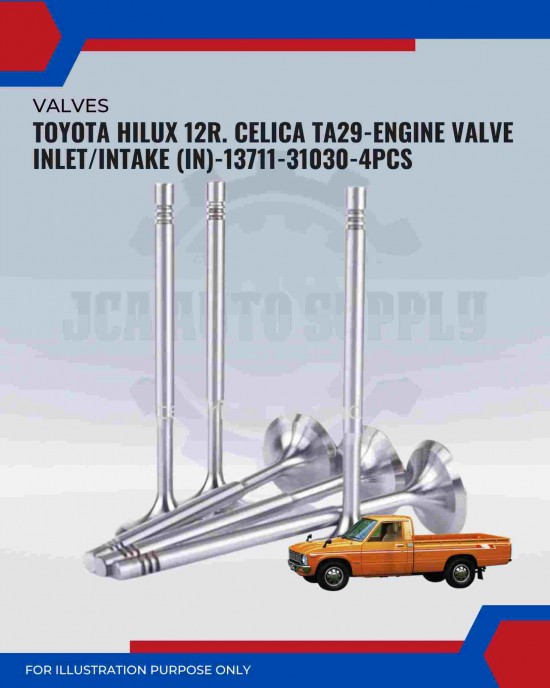 Intake Valve (IN) Set-Toyota TA29 12R Engine-13711-31030