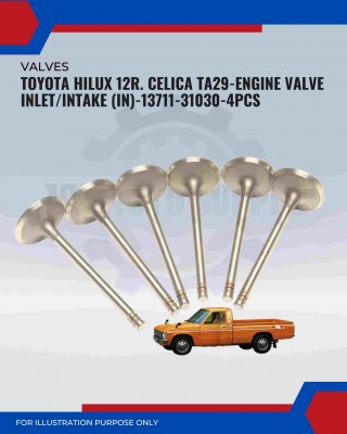 Intake Valve (IN) Set-Toyota TA29 12R Engine-13711-31030