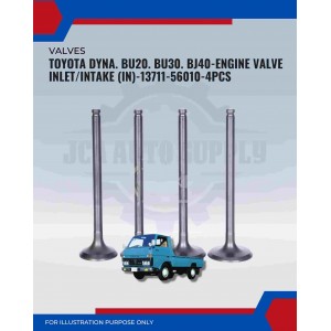 Intake Valve (IN)-Toyota Dyna. BU20. BU30. BJ40-13711-56010