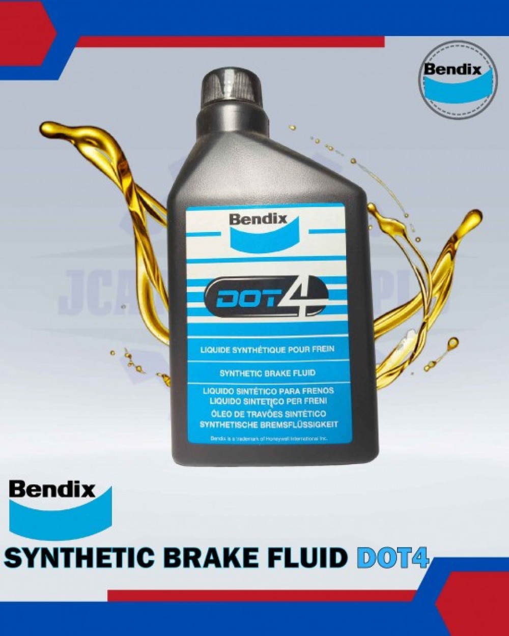 Vendix Auto Part Bendix Dot 4 Synthetic Brake Fluid (450ml) | JCA AUTO SUPPLY