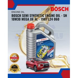 Bosch Semi Synthetic Engine Oil-Sn 10w30 Mega X6 4l-1987 L24 060