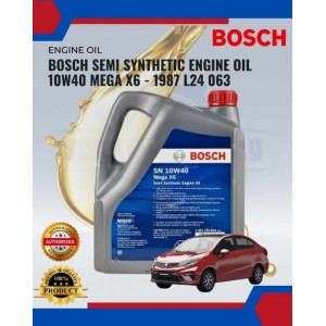 Bosch Semi Synthetic Engine Oil 10W40 Mega X6-1987 L24 063