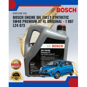 Bosch Engine Oil Fully Synthetic 5w40 Premium X7 4l Original-1 987 L24 073