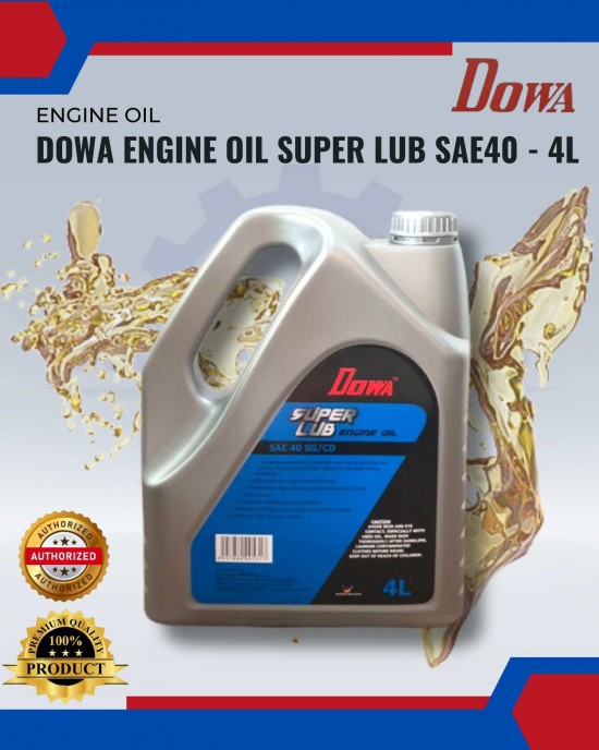 Dowa Engine Oil Super Lub SAE40 - 4L Engine Oil & Fluids image