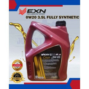 EXN Engine Oil 0W20 3.5L Fully Synthetic