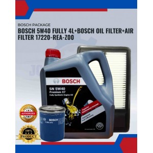 COMBO PACKAGE HONDA CITY GD8(SEL-YEAR 2003-2008).JAZZ(SAA-YEAR 2002-2008)-BOSCH 5W40 PACKAGE