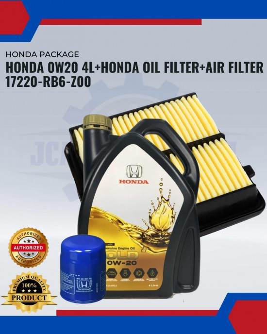 COMBO PACKAGE HONDA CITY TMO (HONDA 0W20) Engine Oil & Fluids image