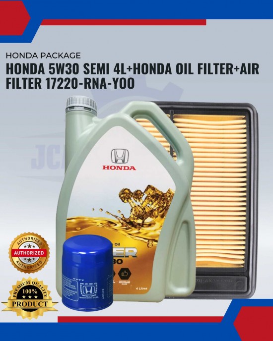 COMBO PACKAGE HONDA CIVIC FD1.FD2(SNA YEAR 2006-2013) 1.8CC.STREAM RN6.RN8(YEAR 2006-2014)-HONDA PACKAGE Engine Oil & Fluids image