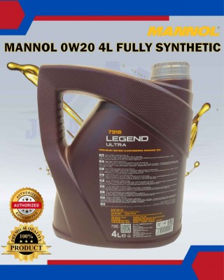 Mannol 0W20 4L Engine Oil Fully Synthetic