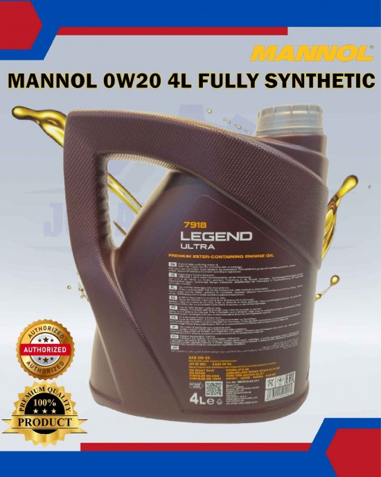 Mannol 0W20 4L Engine Oil Fully Synthetic Engine Oil image