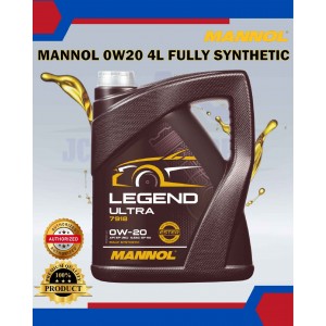 Mannol 0W20 4L Engine Oil Fully Synthetic