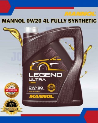 Mannol 0W20 4L Engine Oil Fully Synthetic