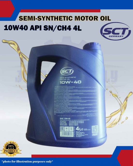 SCT Semi-Synthetic Engine Oil 10W40 4L