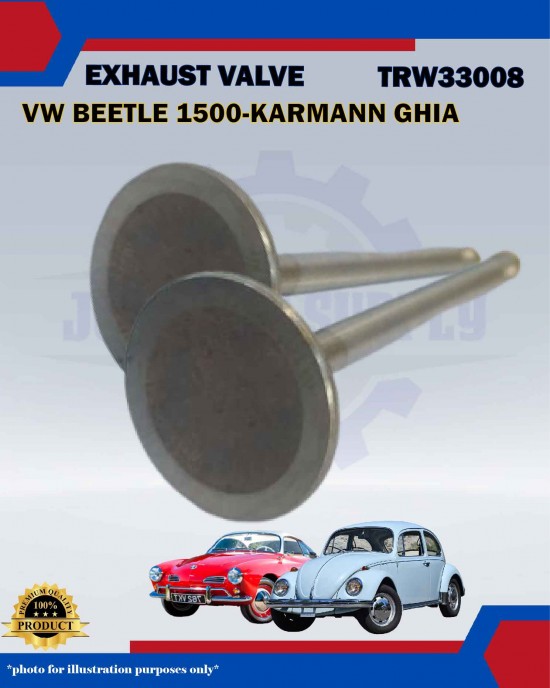 Exhaust Valve-Volkswagen Beetle-Karmann Ghia-Bus-Transporter-TRW33008
