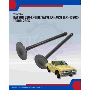 Exhaust Valve Set (2pcs)-Datsun 620-520-521-Nissan Bluebird-13202-10600