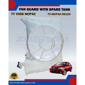 Fan Guard with Spare Tank Toyota Vios NCP42-TY-NCP42-90120 Fan Guard with Spare Tank Toyota Vios NCP42-TY-NCP42-90120