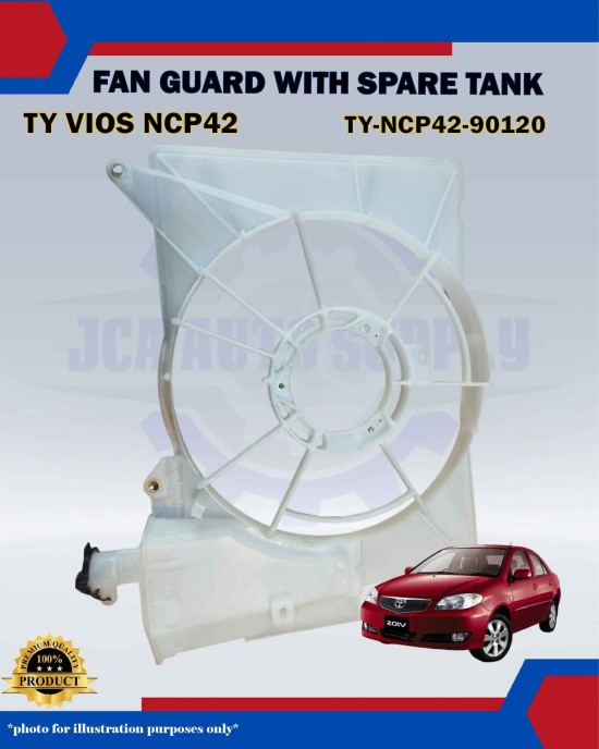 Fan Guard with Spare Tank Toyota Vios NCP42-TY-NCP42-90120