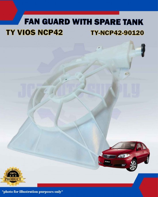 Fan Guard with Spare Tank Toyota Vios NCP42-TY-NCP42-90120