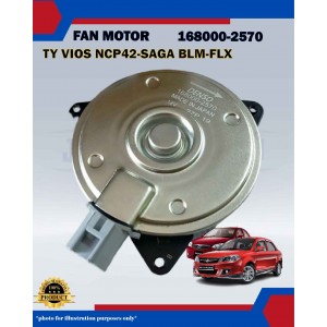 Fan Motor Toyota Vios NCP42-NCP93-Persona-Saga BLM-FLX-Iriz-GEN2-168000-2570