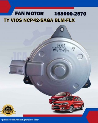 Fan Motor Toyota Vios NCP42-NCP93-Persona-Saga BLM-FLX-Iriz-GEN2-168000-2570 Fan Motor Toyota Vios NCP42-NCP93-Persona-Saga BLM-FLX-Iriz-GEN2-168000-2570