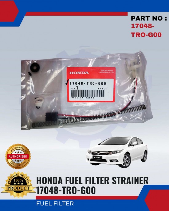 HONDA Fuel Filter Strainer Set ORIGINAL - Civic FB TRO - 17048-TRO-G00 Filters image