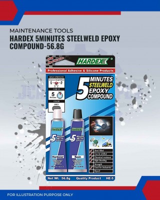 Hardex 5 minutes SteelWeld Epoxy Compound