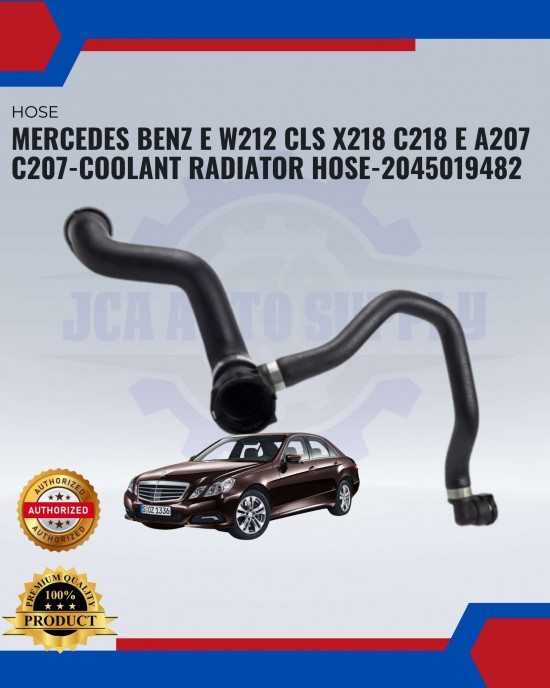 Mercedes Benz E W212 CLS X218 C218 E A207 C207-Coolant Radiator Hose-2045019482 Belts, Hoses & Pulleys image