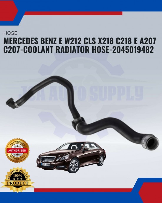 Mercedes Benz E W212 CLS X218 C218 E A207 C207-Coolant Radiator Hose-2045019482 Belts, Hoses & Pulleys image