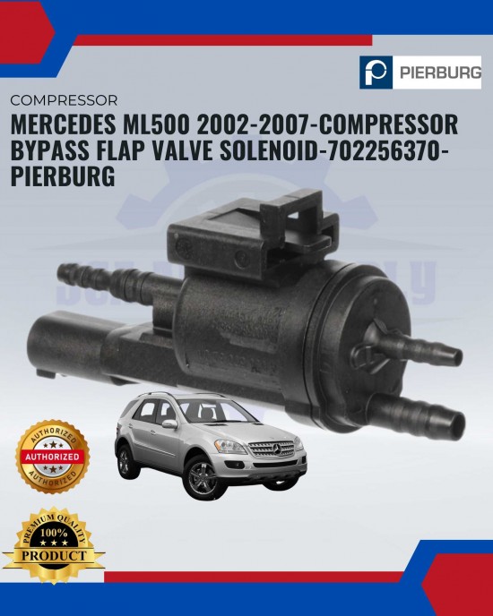 Mercedes Ml500 2002-2007-Compressor Bypass Flap Valve Solenoid-702256370- PIERBURG image