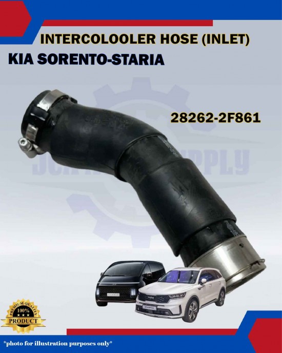 Intercooler Hose (Inlet)-Kia Sorento UM 2.2cc DSL-Hyundai Staria-28262-2F861 Intercooler Hose (Inlet)-Kia Sorento UM 2.2cc DSL-Hyundai Staria-28262-2F861