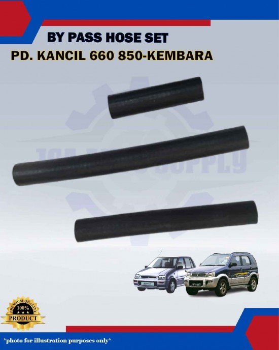 Perodua Kancil 660 850-Kembara-By Pass Hose Set-99556 Belts, Hoses & Pulleys image