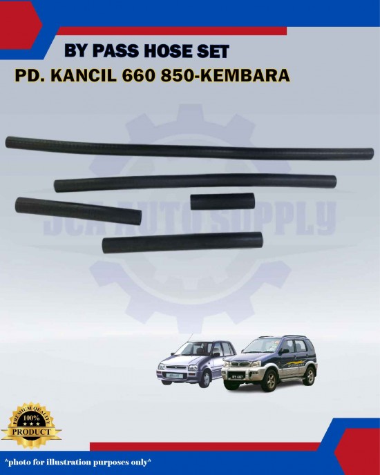 Perodua Kancil 660 850-Kembara-By Pass Hose Set-99556 Belts, Hoses & Pulleys image