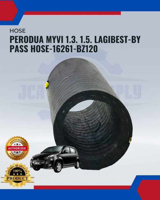 Showing image for Perodua Myvi 1.3. 1.5. Lagibest-By Pass Hose-16261-BZ120 Perodua Myvi 1.3. 1.5. Lagibest-By Pass Hose-16261-BZ120 Belts, Hoses & Pulleys image