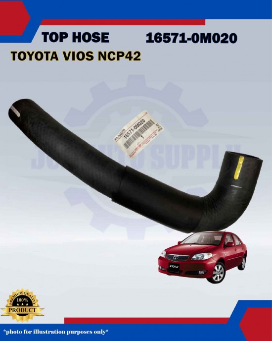 Toyota Vios NCP42 Top Hose-16571-0M020 Toyota Vios NCP42 Top Hose-16571-0M020