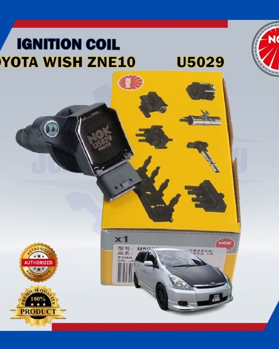 Showing image for Ignition Coil-Toyota Wish 1.8 ZNE10-Crorolla Altis ZZE121 ZZE122 ZZE141 ZZE142-RAV4 ACA2-NGK-U5029 Ignition Coil-Toyota Wish 1.8 ZNE10-Crorolla Altis ZZE121 ZZE122 ZZE141 ZZE142-RAV4 ACA2-NGK-U5029 image
