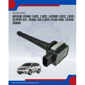Ignition Coil-Nissan Livina 1.6cc 1.8cc-Latio 1.6cc 1.8cc-Sylphy G11-Teana J32 2.0cc-22448-ED800