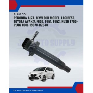 Ignition Coil-Perodua Alza-Myvi Lagi Best-Myvi Old Model-Avanza F602-F651-F652-Rush F700-19070-BZ040