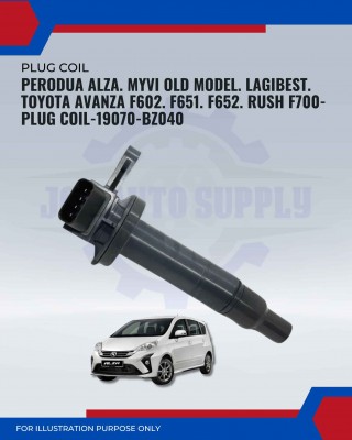 Ignition Coil-Perodua Alza-Myvi Lagi Best-Myvi Old Model-Avanza F602-F651-F652-Rush F700-19070-BZ040 Ignition Coil-Perodua Alza-Myvi Lagi Best-Myvi Old Model-Avanza F602-F651-F652-Rush F700-19070-BZ040