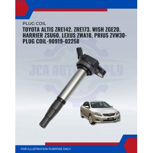 Ignition Coil-Toyota Altis ZRE142-ZRE173-Wish ZGE20-Harrier ZSU60-Lexus ZWA10-Prius ZVW30-90919-02258