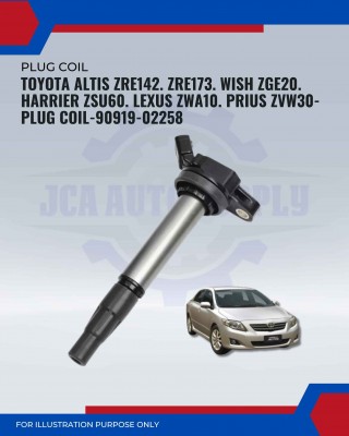 Ignition Coil-Toyota Altis ZRE142-ZRE173-Wish ZGE20-Harrier ZSU60-Lexus ZWA10-Prius ZVW30-90919-02258 Ignition Coil-Toyota Altis ZRE142-ZRE173-Wish ZGE20-Harrier ZSU60-Lexus ZWA10-Prius ZVW30-90919-02258