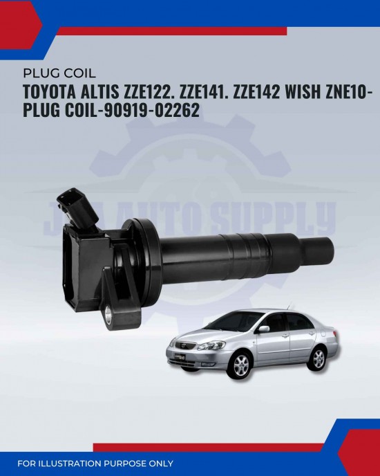 Ignition Coil-Toyota Altis ZZE122-ZZE141-ZZE142-Wish ZNE10-90919-02262 Ignition Coil-Toyota Altis ZZE122-ZZE141-ZZE142-Wish ZNE10-90919-02262