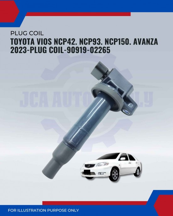 Ignition Coil-Toyota Vios NCP42-NCP93-NCP150-Avanza 2023-90919-02265 Ignition Coil-Toyota Vios NCP42-NCP93-NCP150-Avanza 2023-90919-02265