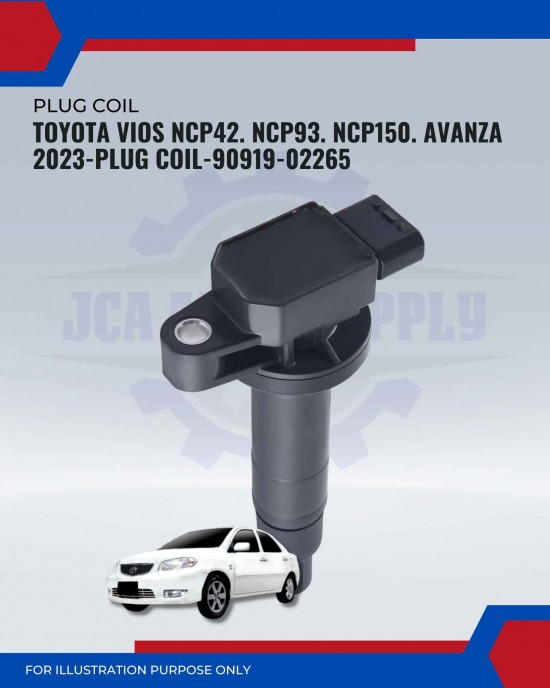 Ignition Coil-Toyota Vios NCP42-NCP93-NCP150-Avanza 2023-90919-02265 Ignition Coil-Toyota Vios NCP42-NCP93-NCP150-Avanza 2023-90919-02265
