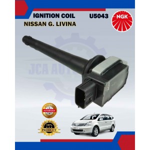 Ignition Coil-Nissan Grand Livina-Latio-Sylphy-Teana 2.0-NGK-U5043