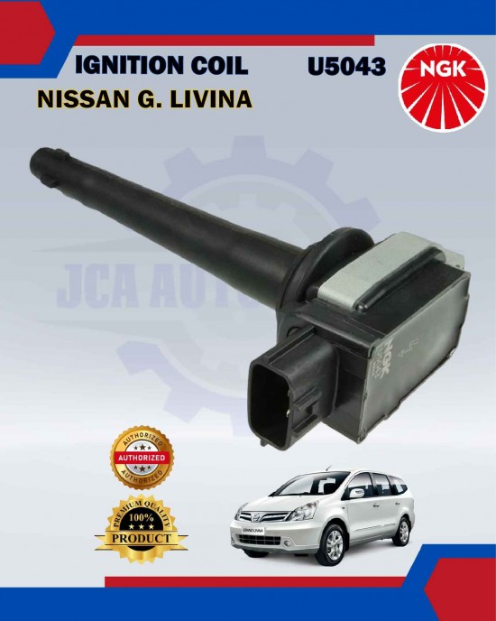 Ignition Coil-Nissan Grand Livina-Latio-Sylphy-Teana 2.0-NGK-U5043 image