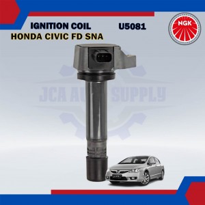 Ignition Coil-Honda Civic FD SNA 1.8-Accord TAO 2.0-CRV-Stream 2.0-NGK-U5081